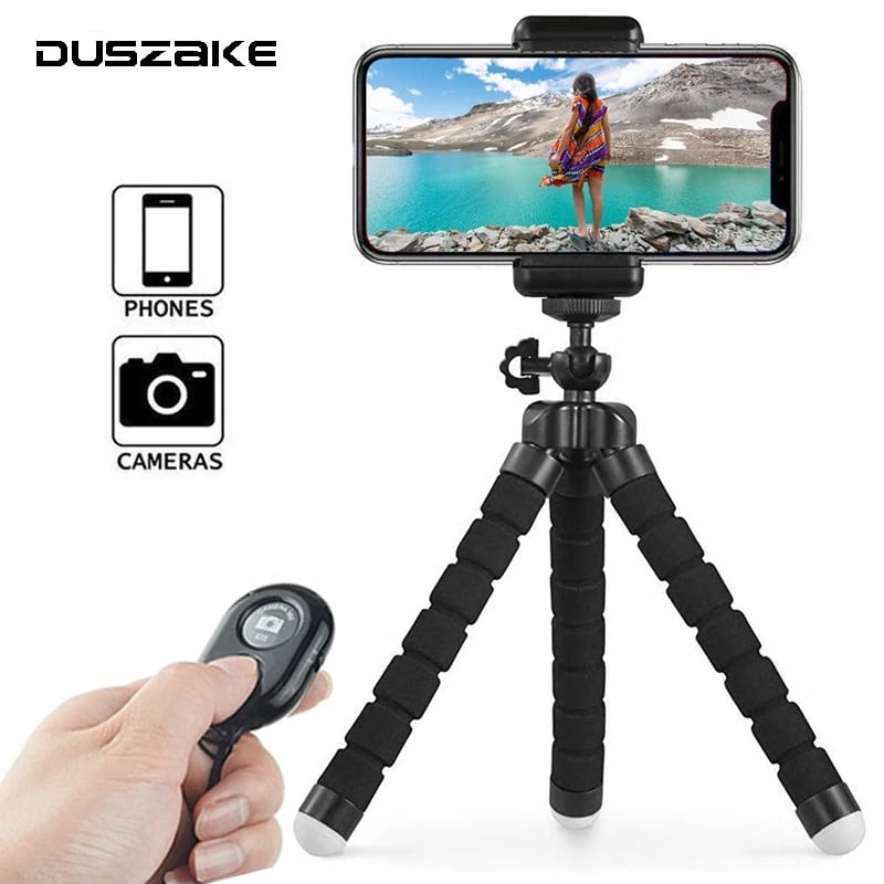 Flexible Gorillapod Octopus Mini Tripod With Bluetooth Remote for Phone Camera Holder Stand Mini Tripods For iPhone Android