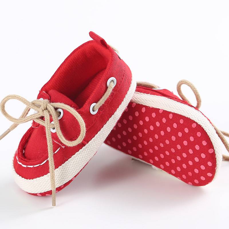 New Spring Autumn Toddler First Walker Baby Shoes Boy Girl Soft Sole Crib Laces Sneaker Prewalker Sapatos