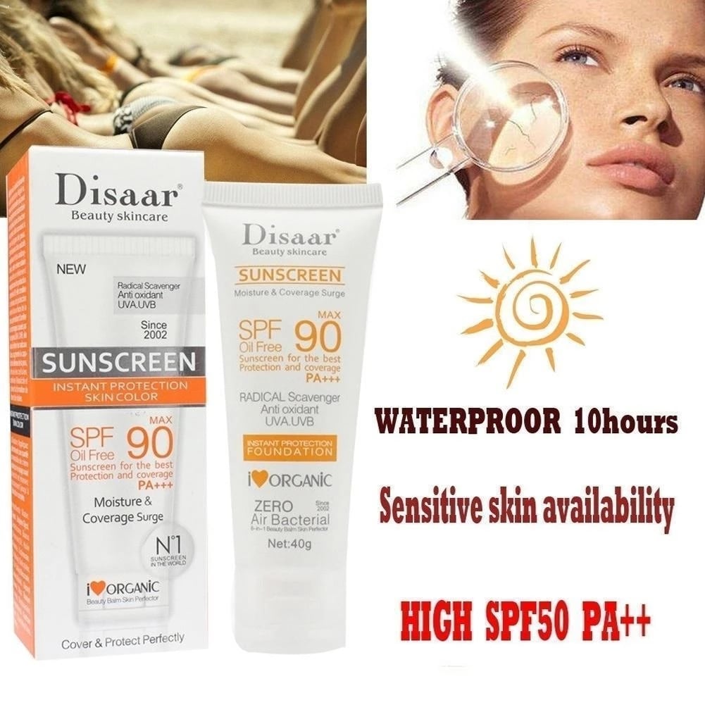 SPF 90 Body Sunscreen Whitening Sun Cream Sunblock Moisturizing Protective Sunscreen Skin Anti-Aging Cream Oil-contr V0I1
