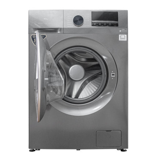 TCL 10.5KG FRONT LOAD INVERTER WASHING MACHINE - SILVER
