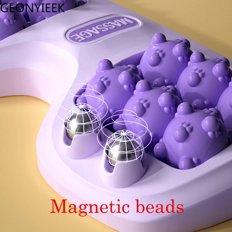 Foot Massage Roller Feet Reflexology Acupuncture Therapy Body Stiffness Yoga Fitness Training Muscle Relaxation Therapy Massager