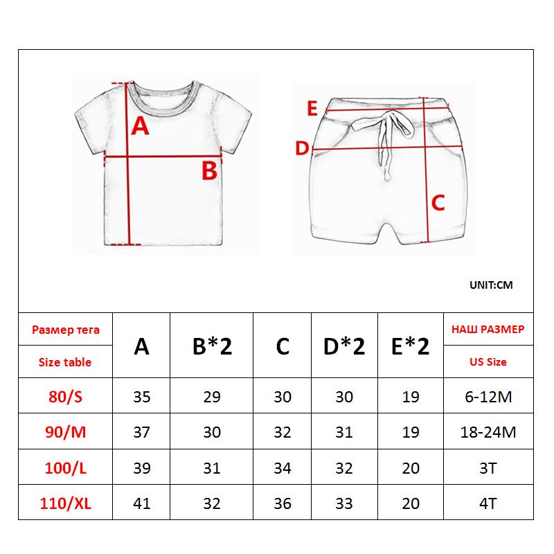 Baby Boy Clothing Suit New Fashion Feather Print Set Infant Boys Clothes Set