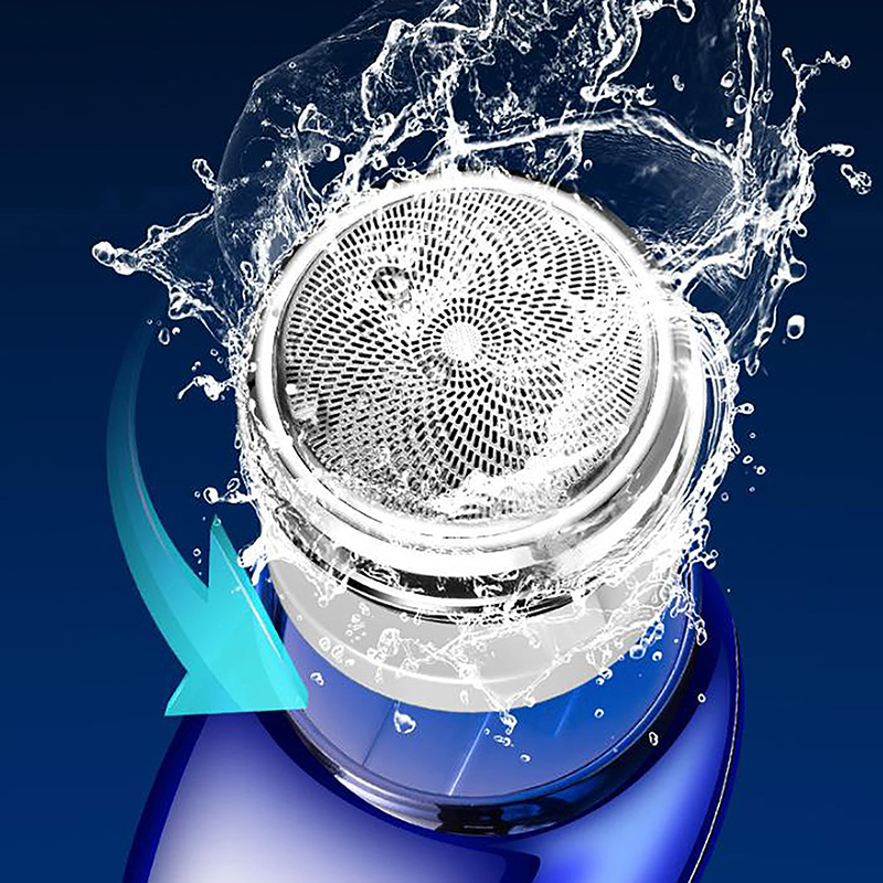 Small mini electric shaver, efficient shaving, dual ring blade mesh, detachable blade head, easy to clean, high-speed charging