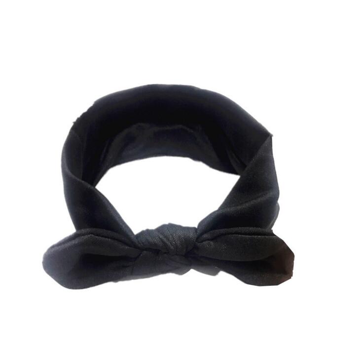 Hot selling children's hairband with elastic cloth rabbit ears hair ornaments headwear
