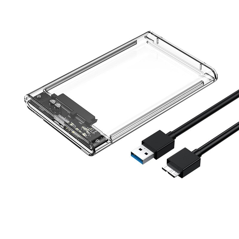 USB 3.0 HDD Enclosure 2.5inch SATA SSD Hard Drive Case with 5Gbps Transfer Speed Mobile External Housing Harddisk Boxs Cab