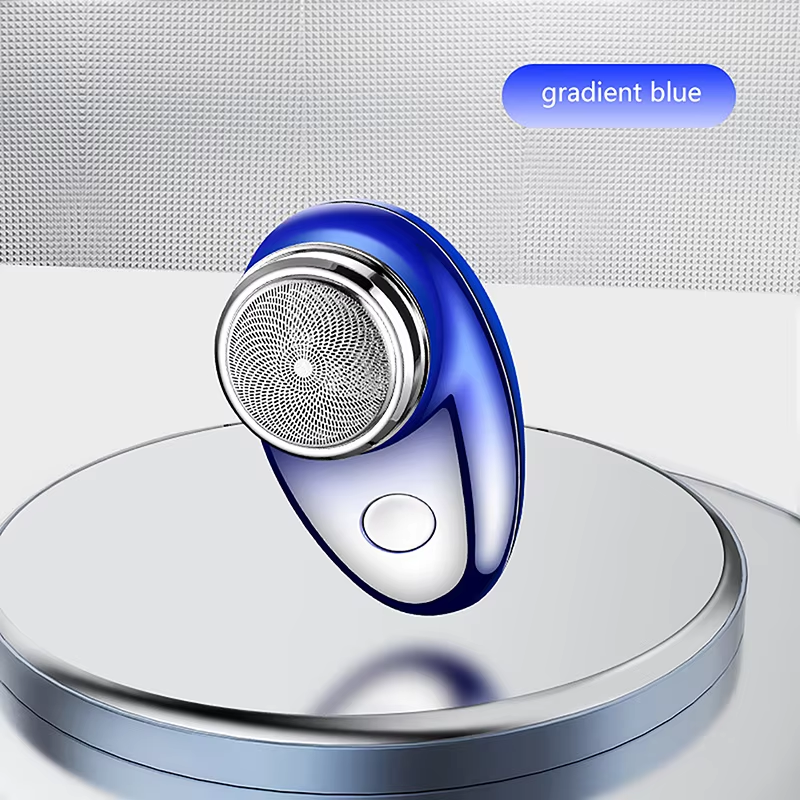 Small mini electric shaver, efficient shaving, dual ring blade mesh, detachable blade head, easy to clean, high-speed charging