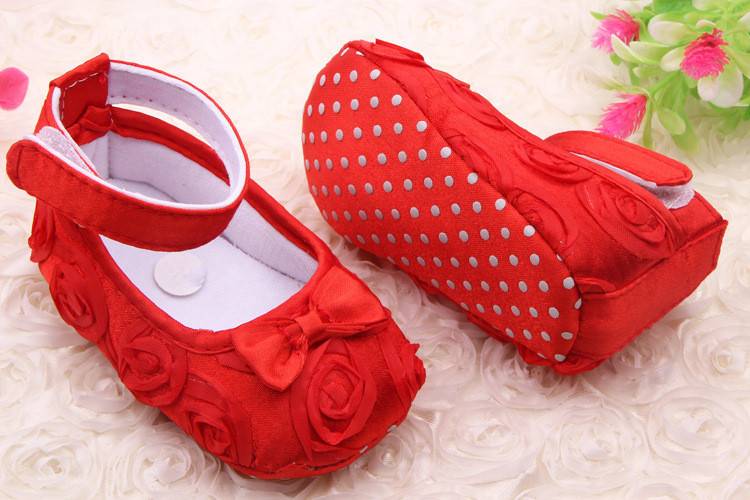 New Children Baby Shoes Girl Newborn Infant Toddlers Lace Flower First Walkers Girls Bebe Crib Casual Prewalkers Bowknot Shoes