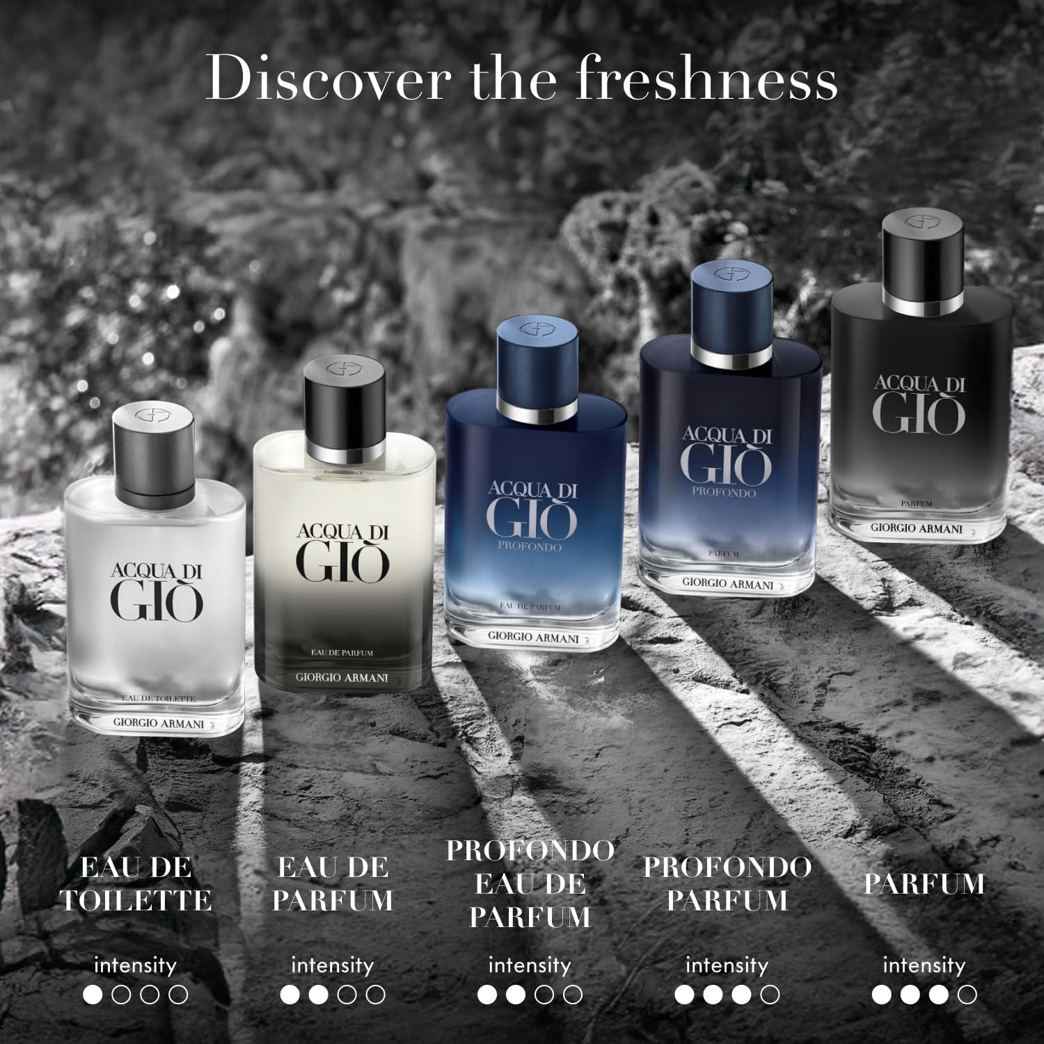 Armani Beauty - Acqua di Giò Eau de Toilette - Refill Bundle - With Bergamot notes, Jasmine, White Musks, Patchouli & Cedarwood – 3.3 Fl Oz Cologne &