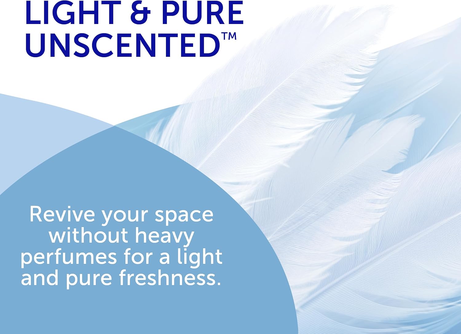 Bright Air 14 oz Odor Eliminator Gel, Light & Pure Unscented, Case of 6, Lasts up to 90 Days