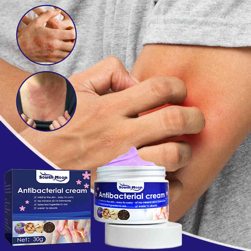 Psoriasis Antibacterial Cream Dermatitis Eczematoid Ointment Effective Anti-Itch Chinese Herb Medical Health Skin Care Products