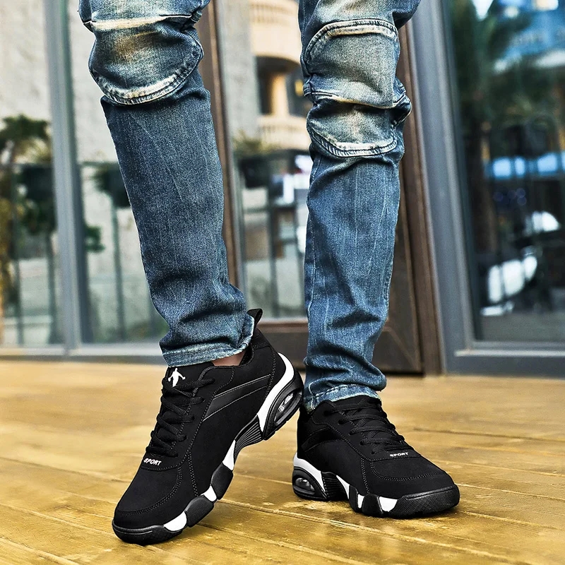Men's Sneakers 2023 New Men Shoes Outdoor Leather Men Casual Shoes Comfortable Walking Sneaker Tenis Masculino Zapatillas Hombre