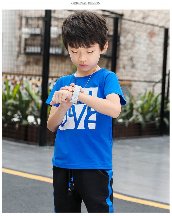 Boys Clothes Set Short Sleeve T-Shirt Pants Summer Kids Boy Sports Suit Children Clothing Outfits Teen 5 6 7 8 9 10 11 12 Years