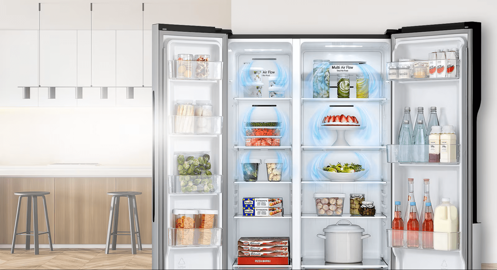 LG 519L Side-by-Side Refrigerator