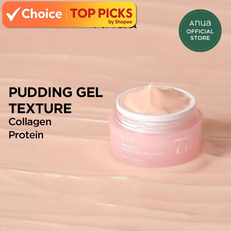 [100% GENUINE] ANUA PEACH 77 NIACIN ENRICHED CREAM