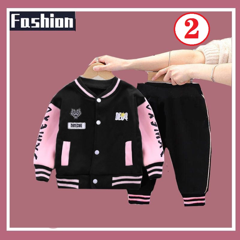 new Baby autumn clothes set boys spring and autumn foreign style two-piece set 0-1-5 years old should be children's tide clothes