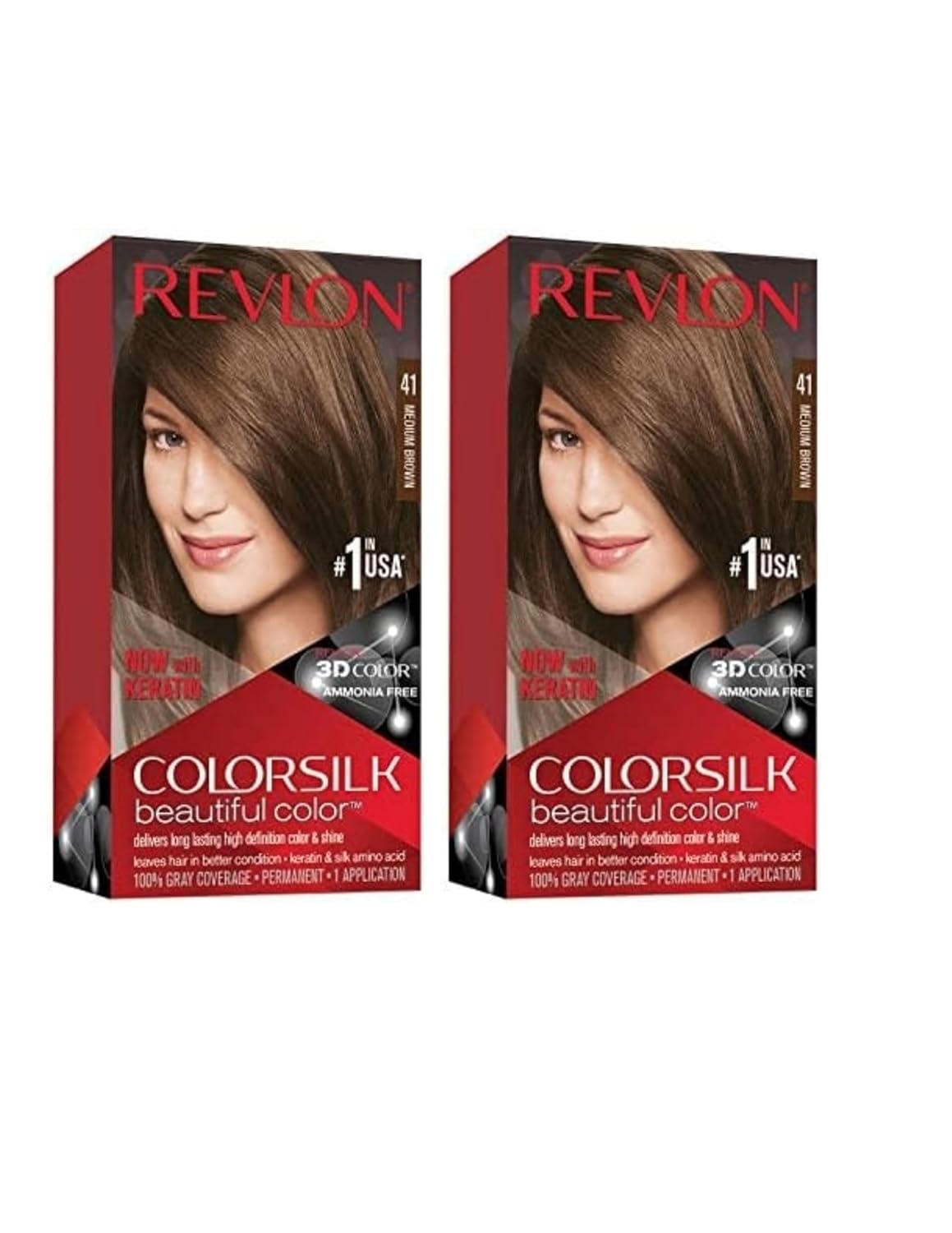 Revlon Colorsilk Beautiful Color Permanent Hair Color, (OLD VERSION) 30 Dark Brown (Pack of 3)