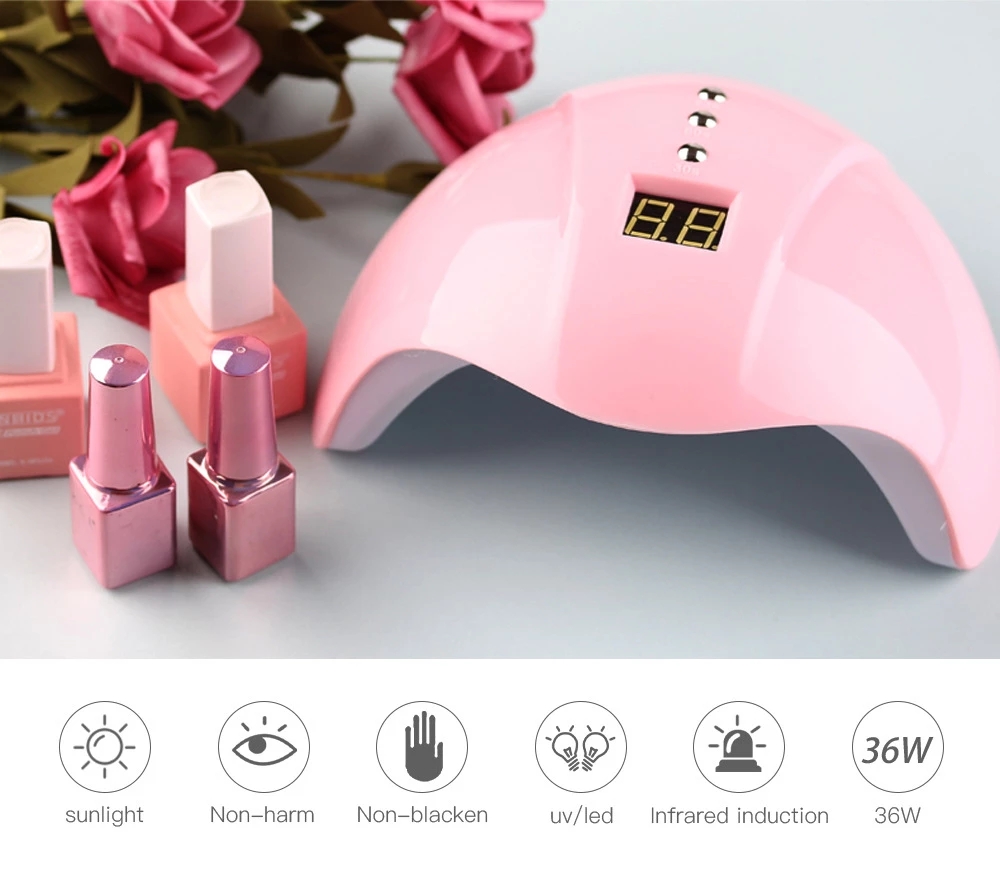36W LED Nails Lamp Nail Dryer intelligent induction manicure lamp LED / UV phototherapy machine Professional Art Nail Supplies