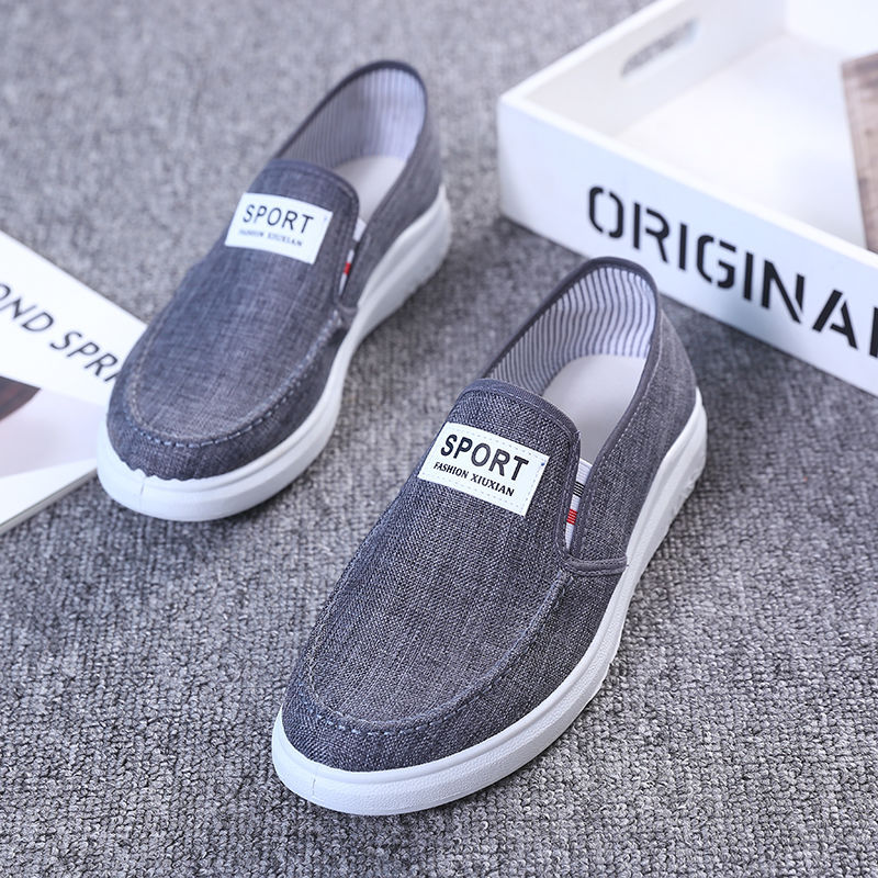 Canvas shoes Old Beijing cloth shoes Korean version denim student shoes Low top casual men's shoes