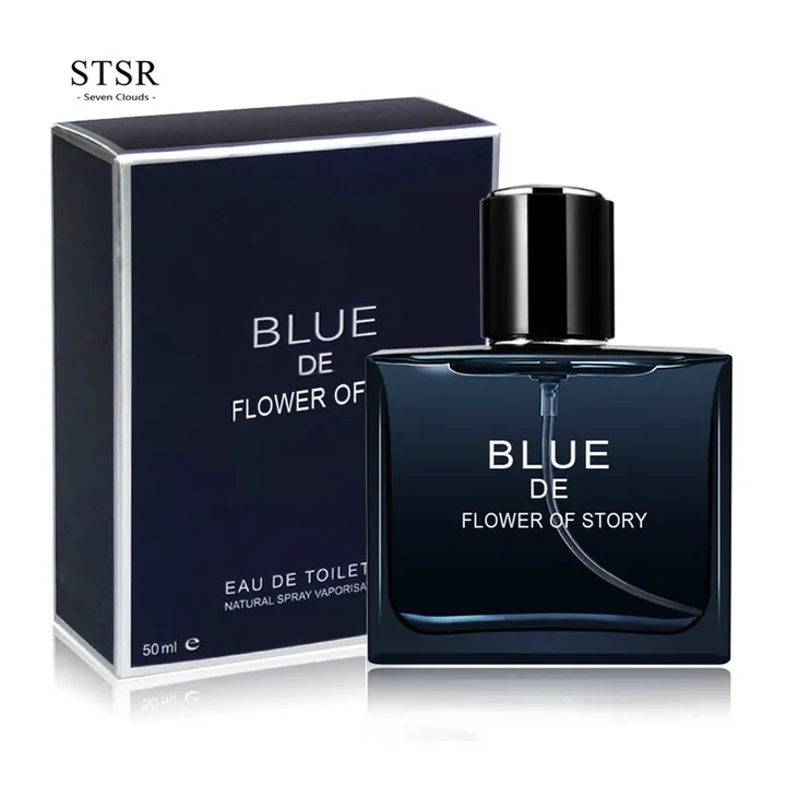 50ml Men's Perfume Long Lasting Ocean Fresh Deodorant Men's Cologne Blue Long Lasting Light Perfume Cologne Glamour Sport