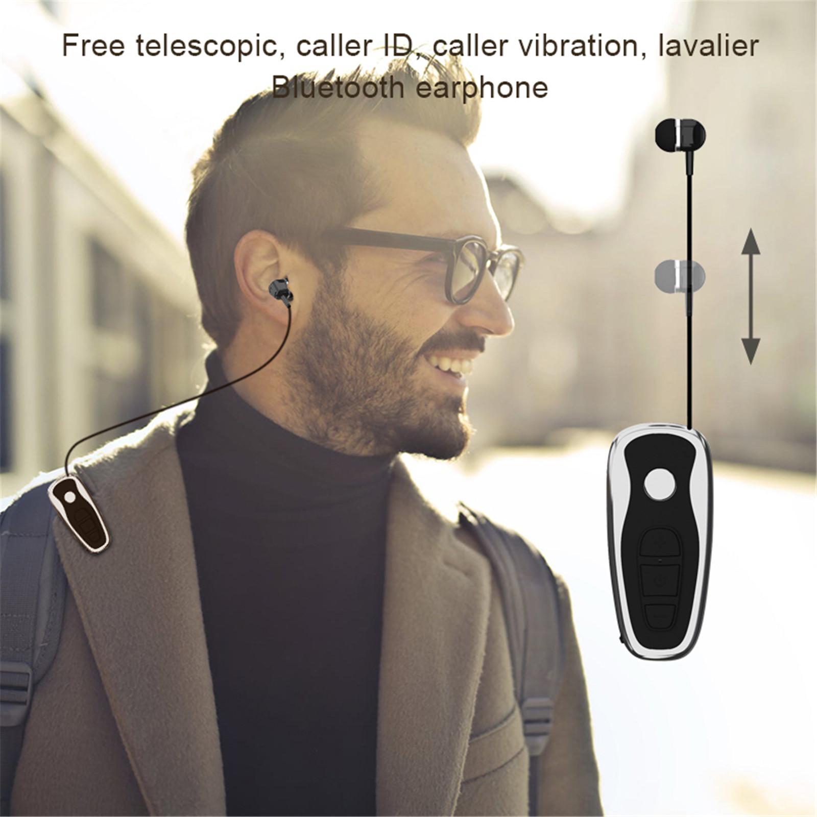 Q7 Wireless Bluetooth-compatible 5.1 Headset Vibrating Alert Wear Clip Earphone Wireless Earphone Earsets With Mic Mini Portable