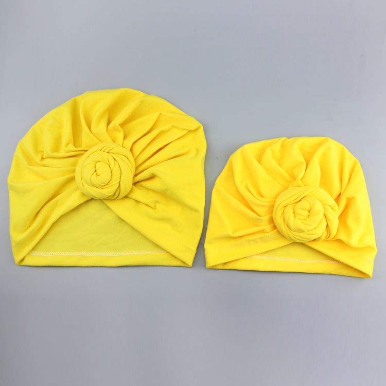 2pcs/set Mother And Baby Headband Baby Girls Big Bow Headband Stretch Turban Knot Head Wraps Mom & Baby Hair Accessories
