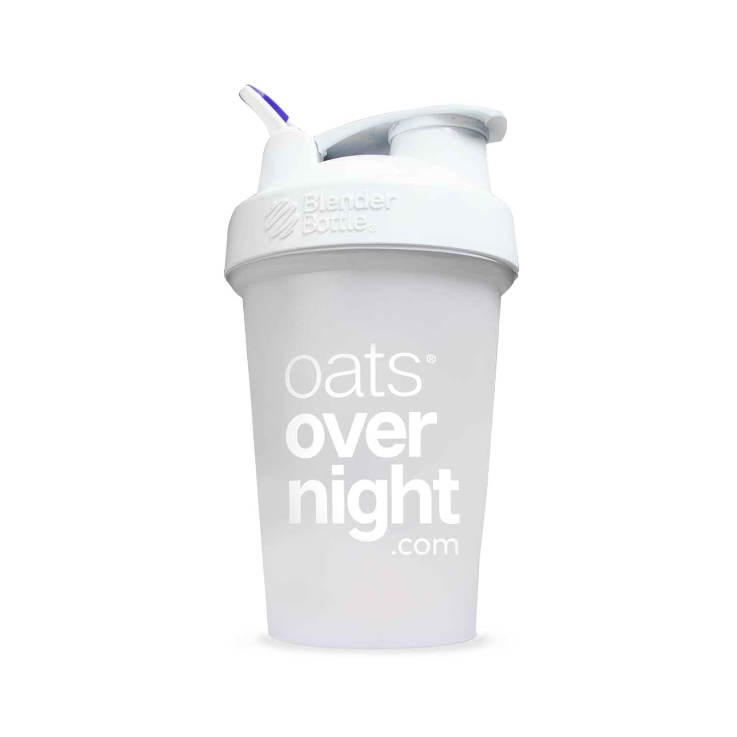 Oats Overnight BlenderBottle – Shaker Cup with Secure Pop Cap & Fill Line, Dishwasher Safe – Mixing Cup, Protein Shakes, Oatmeal, Breakfast On-the-Go