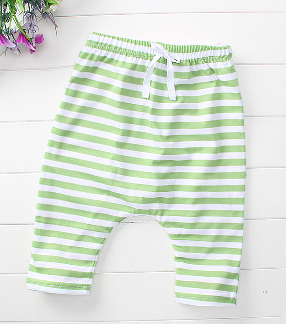Children's big PP Harlan drop off middle pants men's and women's pure cotton 5-inch pants