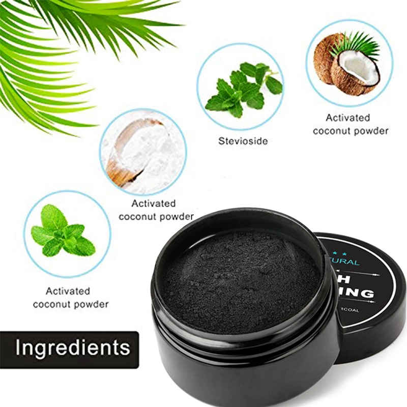 Teeth Whitening Oral Care Charcoal Powder Natural Activated Charcoal Teeth Whitener Powder Oral Hygiene