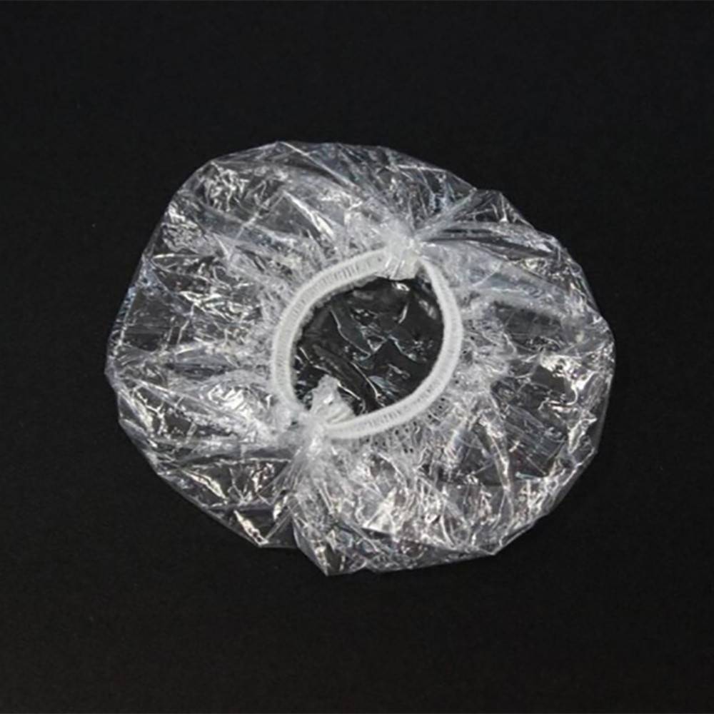 100pcs Disposable Plastic Waterproof Ear Protector Cover Caps Salon Hairdressing Dye Shield Protection Shower Cap Tool AU30