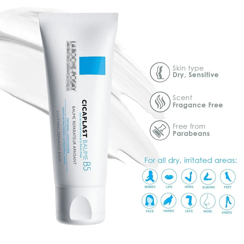 LA ROCHE POSAY CICAPLAST BAUME B5 Moisturizer Sunscreen Multi-effect Repair Cream Acne Scar Remover Whitening Skin Care 100/40ml