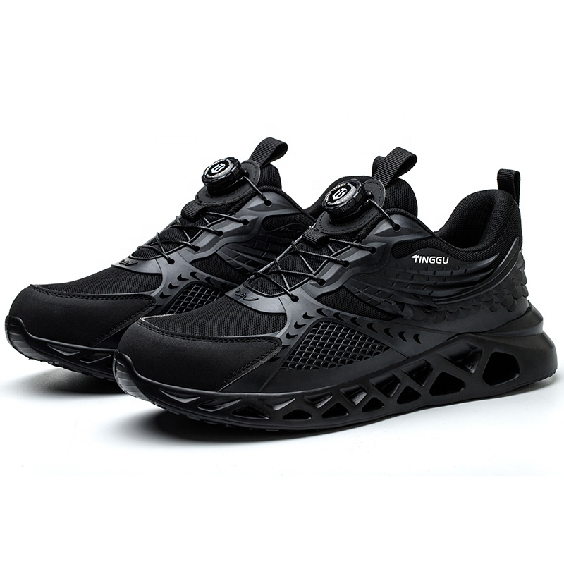 New Custom Casual Light Weight Breathable Non-slip Steel Toe Anti-smashing Construction Safety Shoes Work Shoes