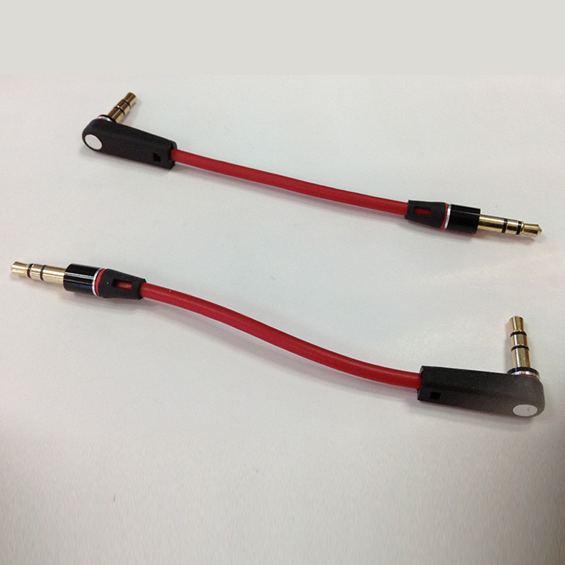 3.5MM Jack Male To Male Stereo Audio Cable 20CM Aux Short Cable For Mobile Phone Acoustic Equipment Ipad Computer Stereo Cable R