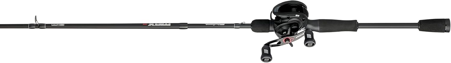 Abu Garcia Max SX Low Profile Baitcast Reel and Fishing Rod Combo
