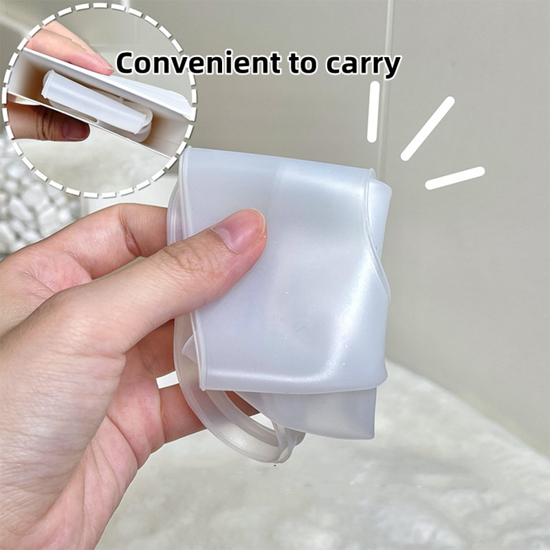 Silicone mask cover 3D hanging ear type anti-slip and anti-fall fixed mask auxiliary device Fresh-keeping mask protective cover