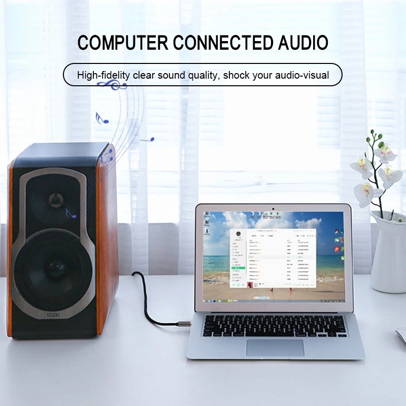 1m/2m/3m Aux Audio Line 3.5mm Male to 3.5mm Male Audio Cable Stereo Car Aux Audio Line Public Audio Line 3.5mm Digital Cables