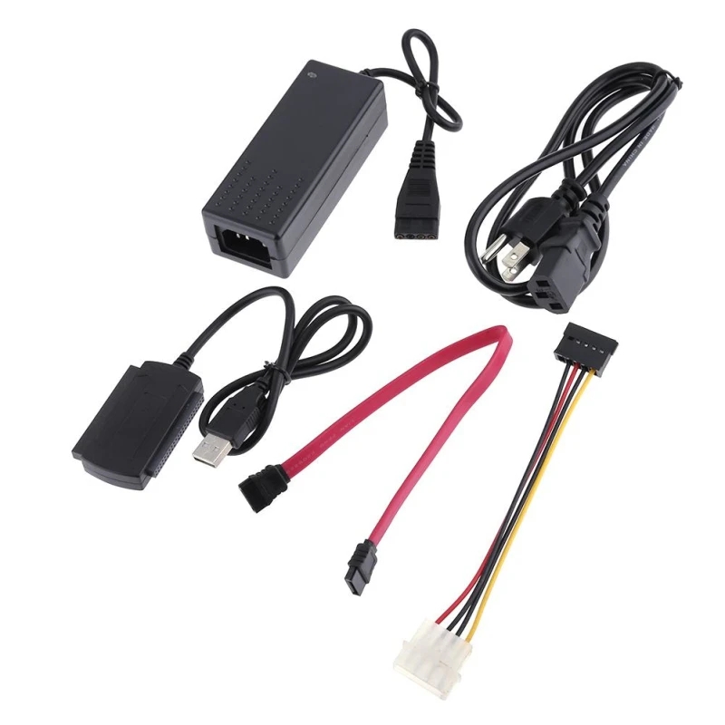 SATA/PATA/IDE Drive To USB 2.0 Adapter Converter Cable For 2.5" 3.5" SDD Hard Drives FE HDD Hard Drive Adapter FOR PC Notebook