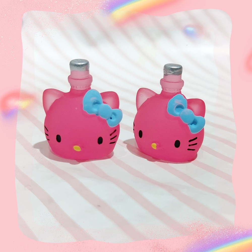 10pc new luminous effect KT cathead perfume bottle DIY food accessories resin ornaments