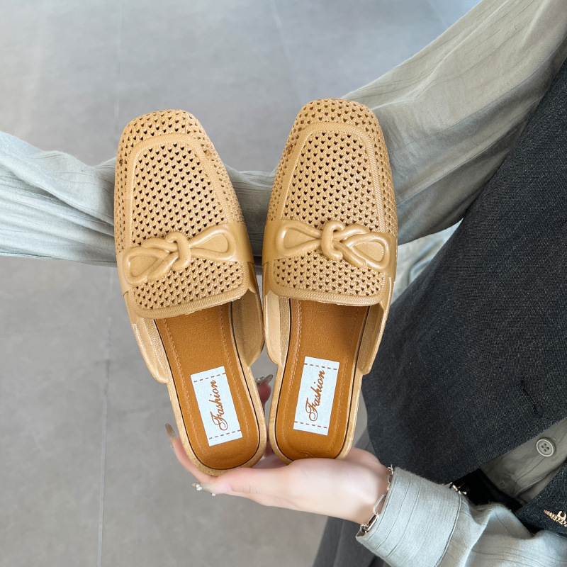Fashionable Color Design Flat Bottom Women's Slippers Summer New Style Braided Comfortable Casual Slippers for Women