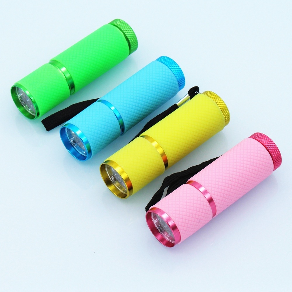 Mini UV Led Light UV LED Lamp Nail Dryer for Gel Nails 9 LED Flashlight Portability Nail Dryer Machine Nail Art Tools UV Light