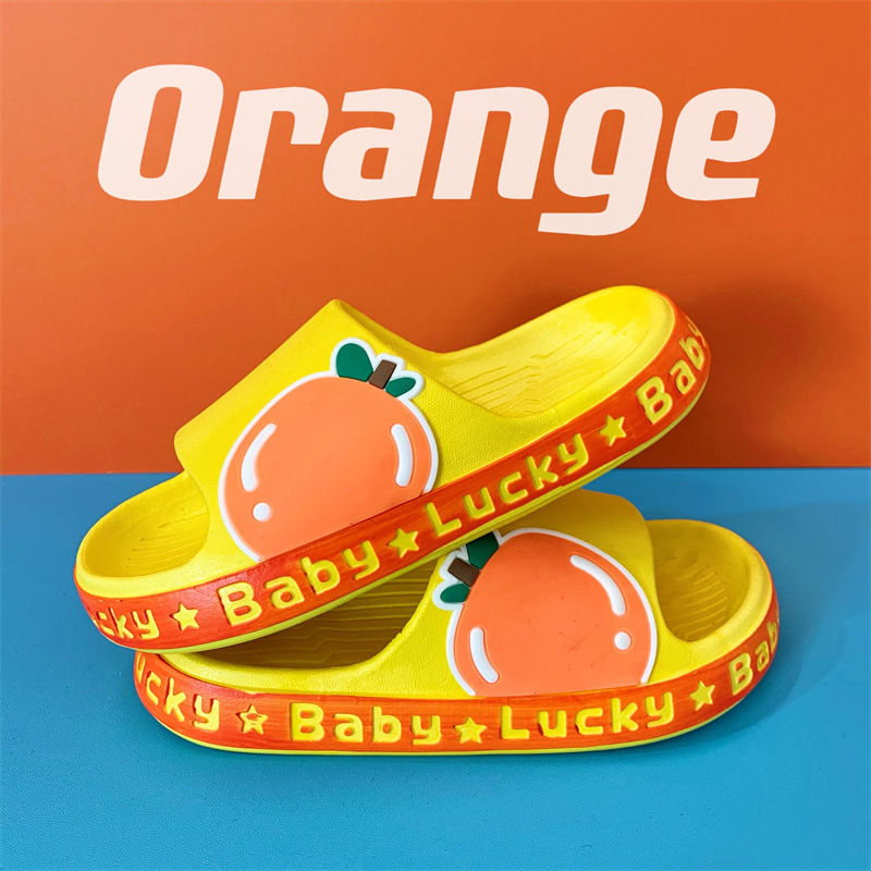 Children's slippers, home bathroom, anti slip, breathable, hollow out soft sole cartoon dinosaur baby