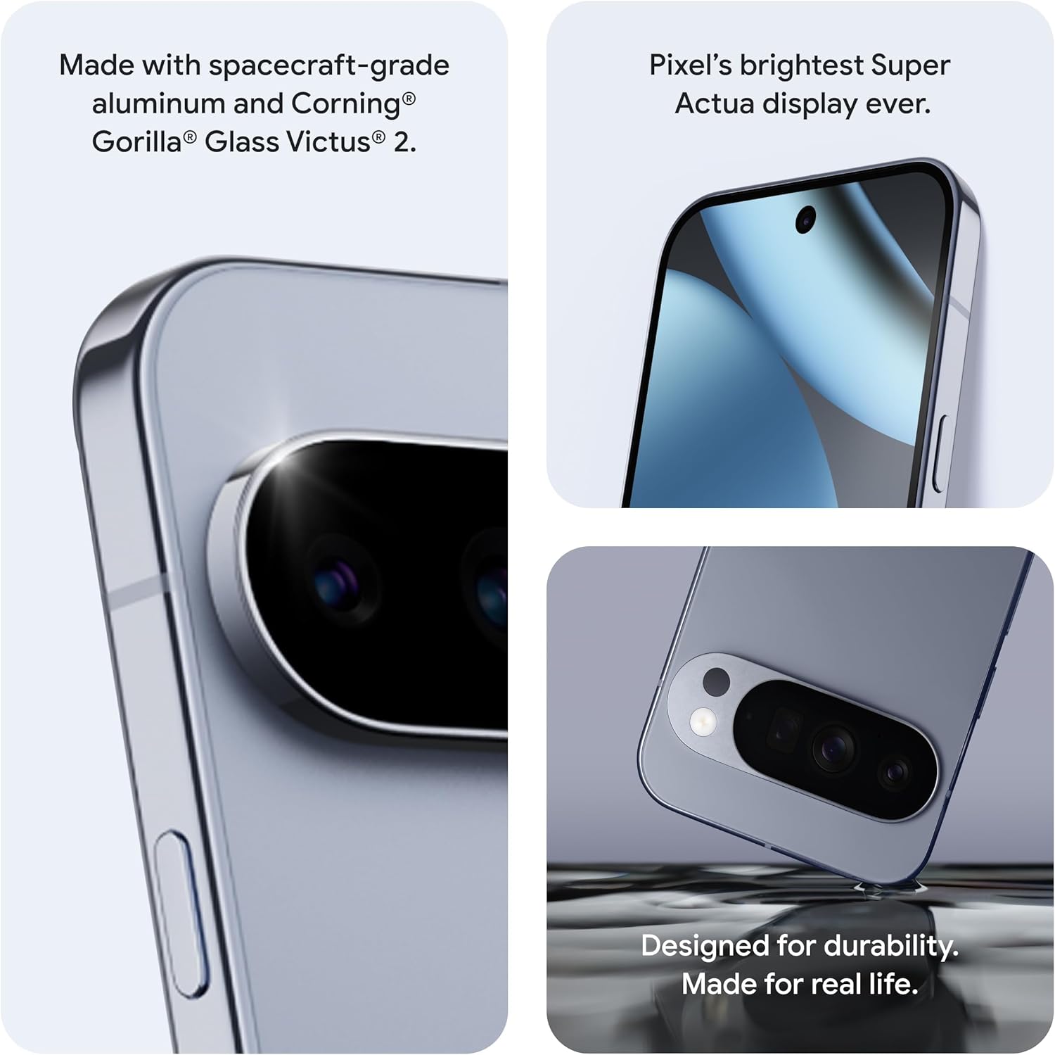 Google Pixel 10 Pro – 128GB – Unlocked - Moonstone – (Renewed Premium)