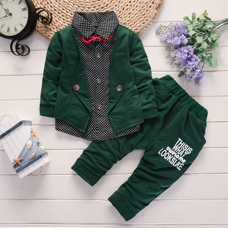 Suit For Boys Children Spring Gentleman Denim Suit For Boy Formal Kid Wedding Clothes Elegant Boy Evening Clothing Party