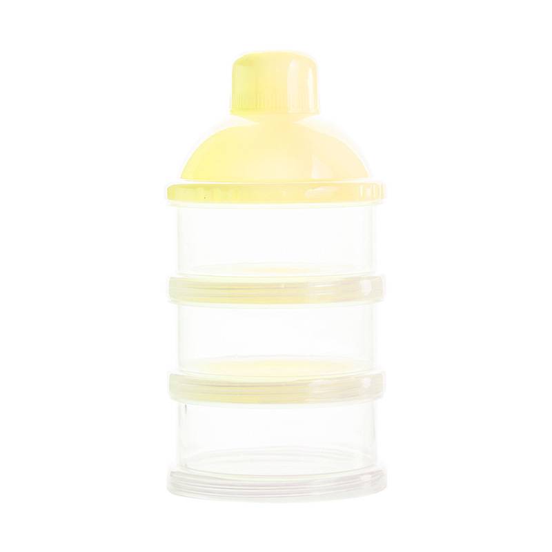 Portable Milk Powder Formula Dispenser Food Container Storage Feeding Box for Baby Kid Toddler 3 Cells Grid Box