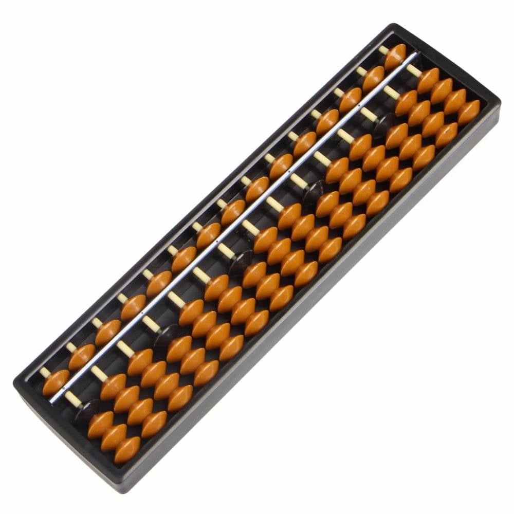 New Plastic Abacus 15 Digits Arithmetic Tool Kid's Math Learn Aid Caculating Toys Gifts
