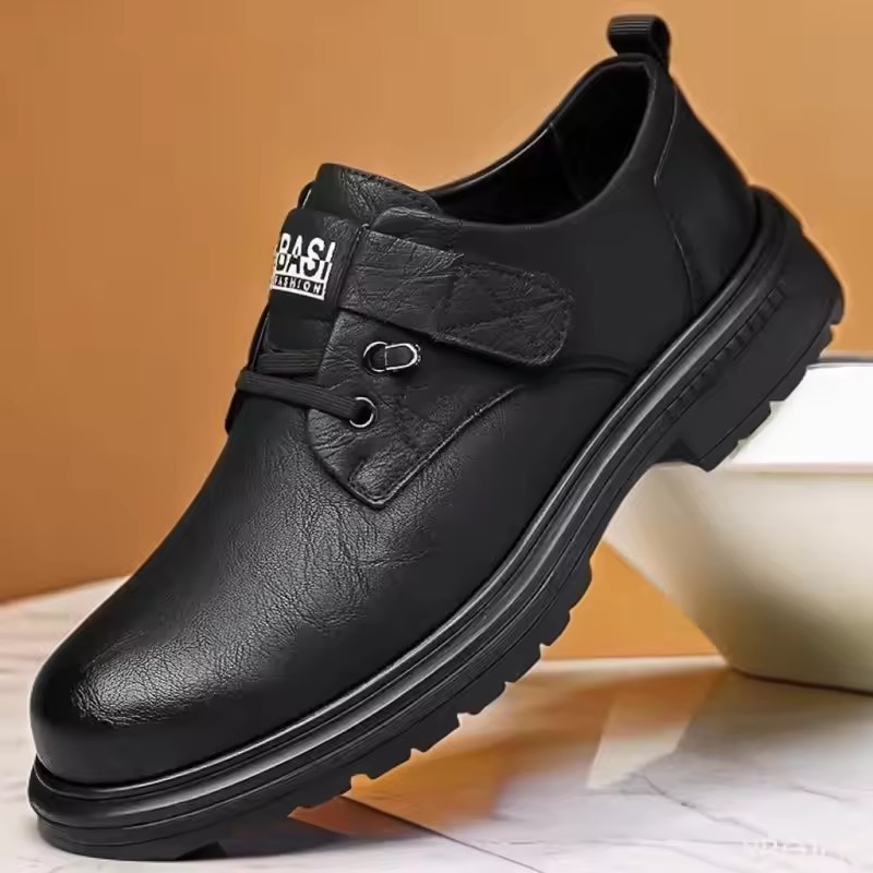 Autumn Winter Vintage Men's Ankle Boots British Style Workwear Fashion Men's Casual Shoes Male Designer Platform Shoes Man