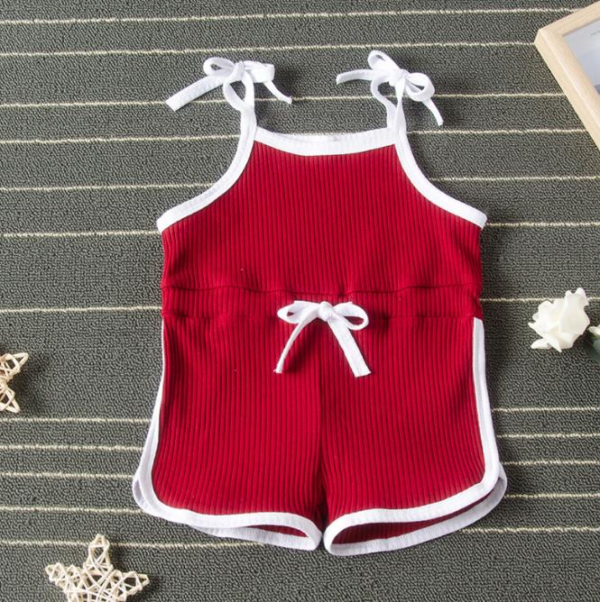 Girls Cotton Round Neck Sleeveless Unicorn Hot Stamping Flower Print Tassel Design Party Play