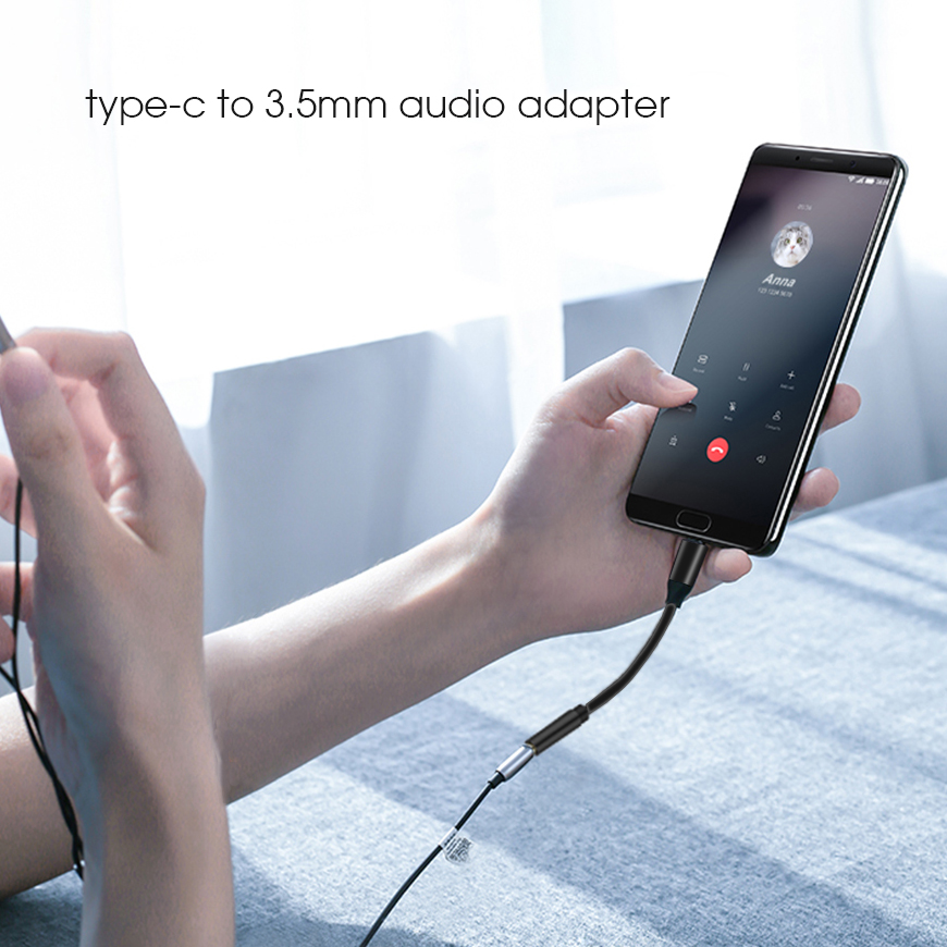 Type C Male To 3.5mm Jack Female Audio Aux Cable USB C To 3.5 mm Headphone Earphone Adapter for Huawei P20 P30 Pro