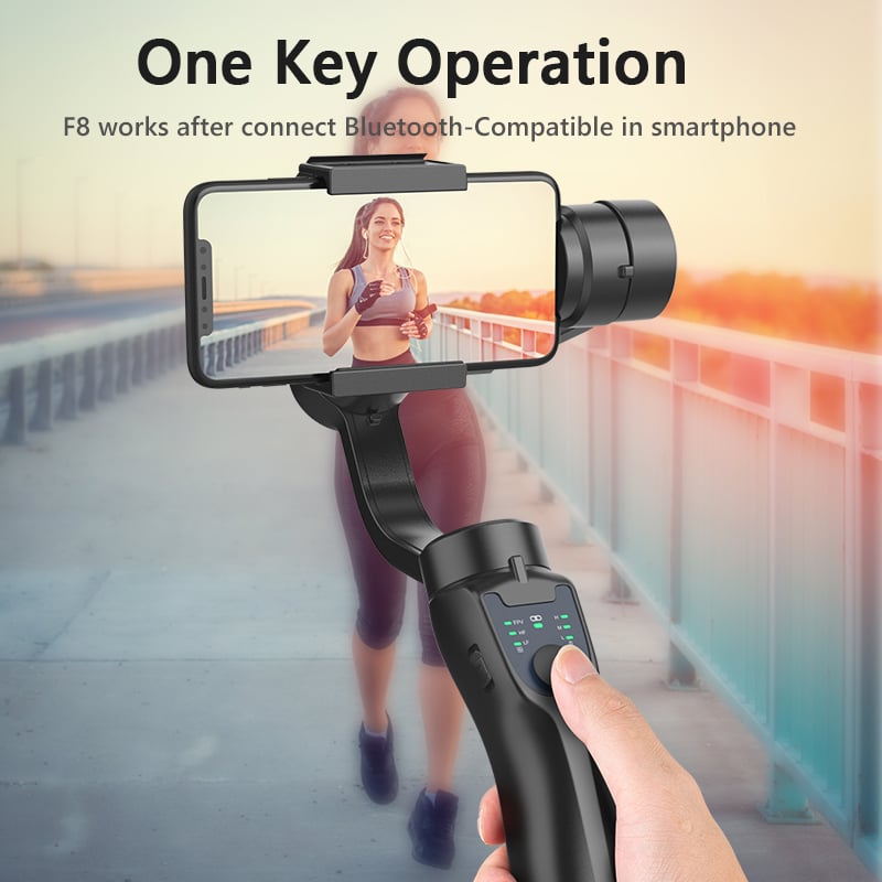 F8 3 Axis Gimbal Handheld Stabilizer for Phone Holder Video Record For Xiaomi iPhone Stabilizer Cellphone Gimbal Smartphone