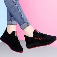 Spring and Summer Sports Shoes for Female Students Korean Version Air-permeable Running Shoes for Students