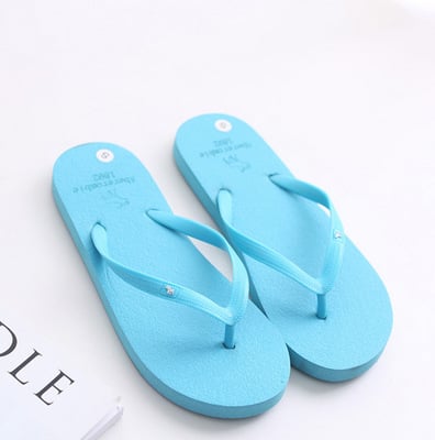 New flip flops summer men's and women flip-flops slippers non-slip canvas with sandals and slippers